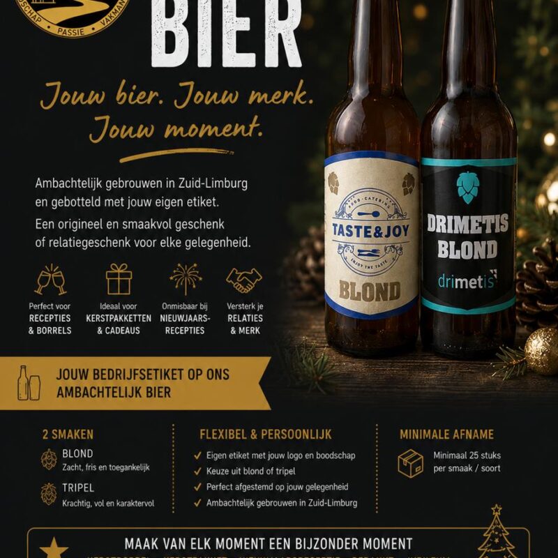 Private label bier – jouw eigen bier met eigen etiket
