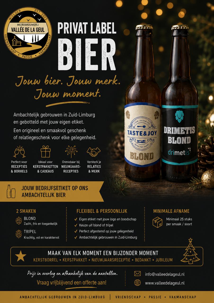 Private label bier – jouw eigen bier met eigen etiket